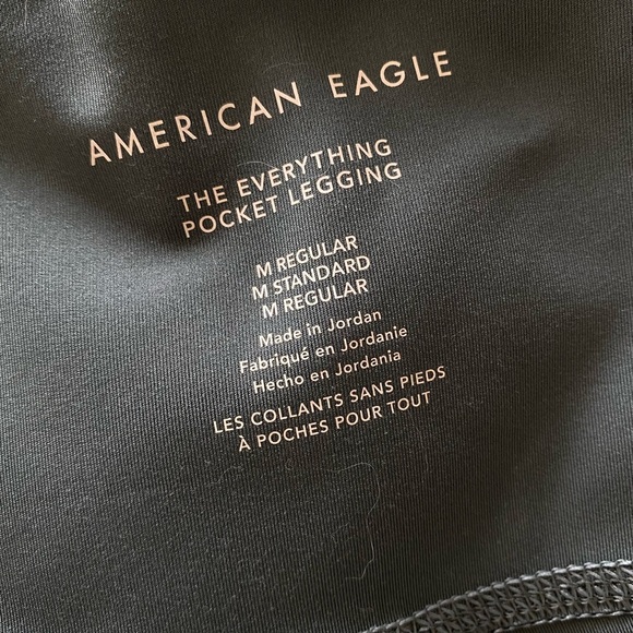 American Eagle “The Everything Pocket Legging” Teal Athletic Leggings Medium - Picture 6 of 7